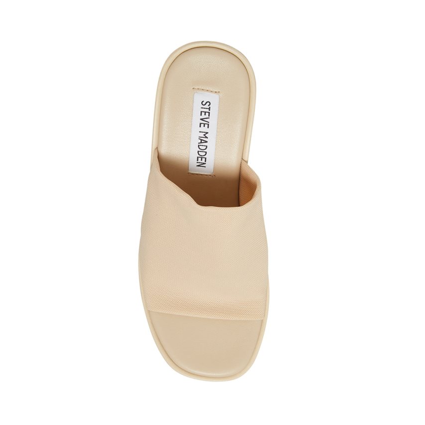 Beige Steve Madden Sami Women's Platform Shoes | PH 5402DJB